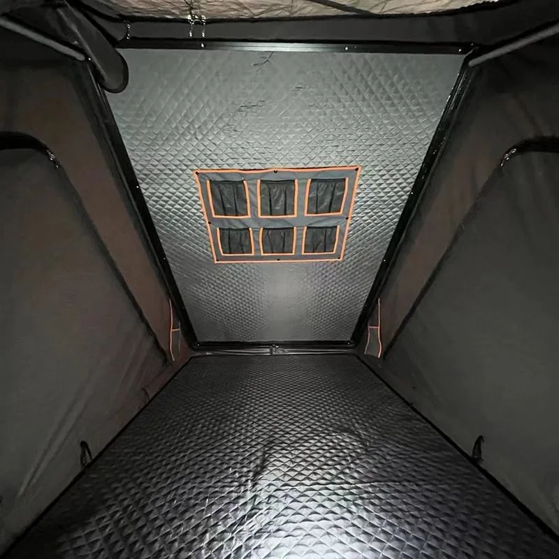 Tente de toit Aubisque en portefeuille, coque aluminium, vue 8 sur 10