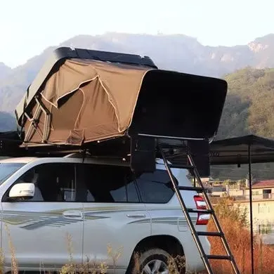 Tente de toit Bauges dépliante, coque ABS