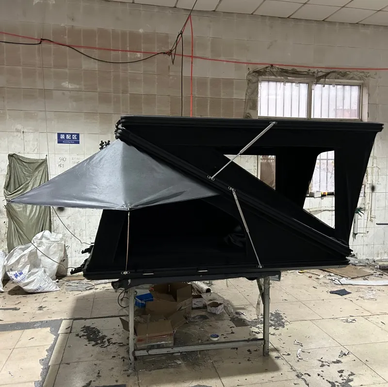 Tente de toit Bavella dépliante en Z, coque aluminium, vue 5 sur 10