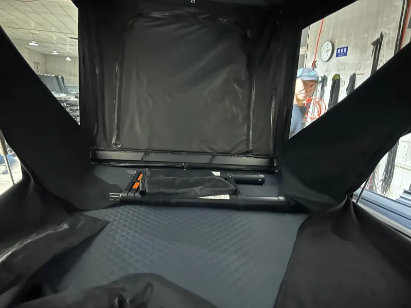 Tente de toit Bavella dépliante en Z, coque aluminium, vue 6 sur 10