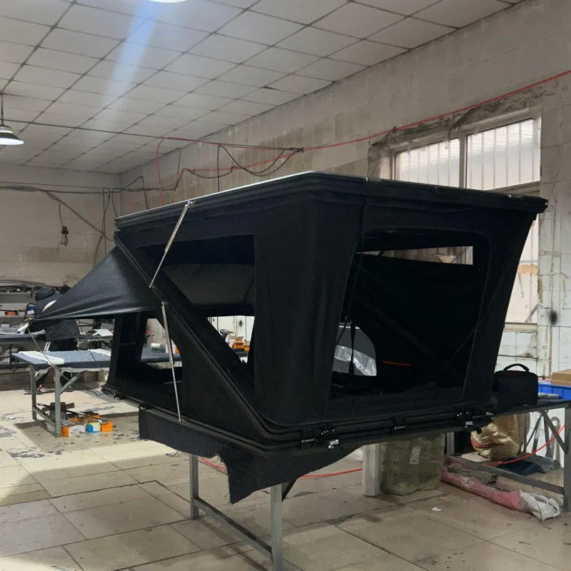 Tente de toit Bavella dépliante en Z, coque aluminium, vue 8 sur 10
