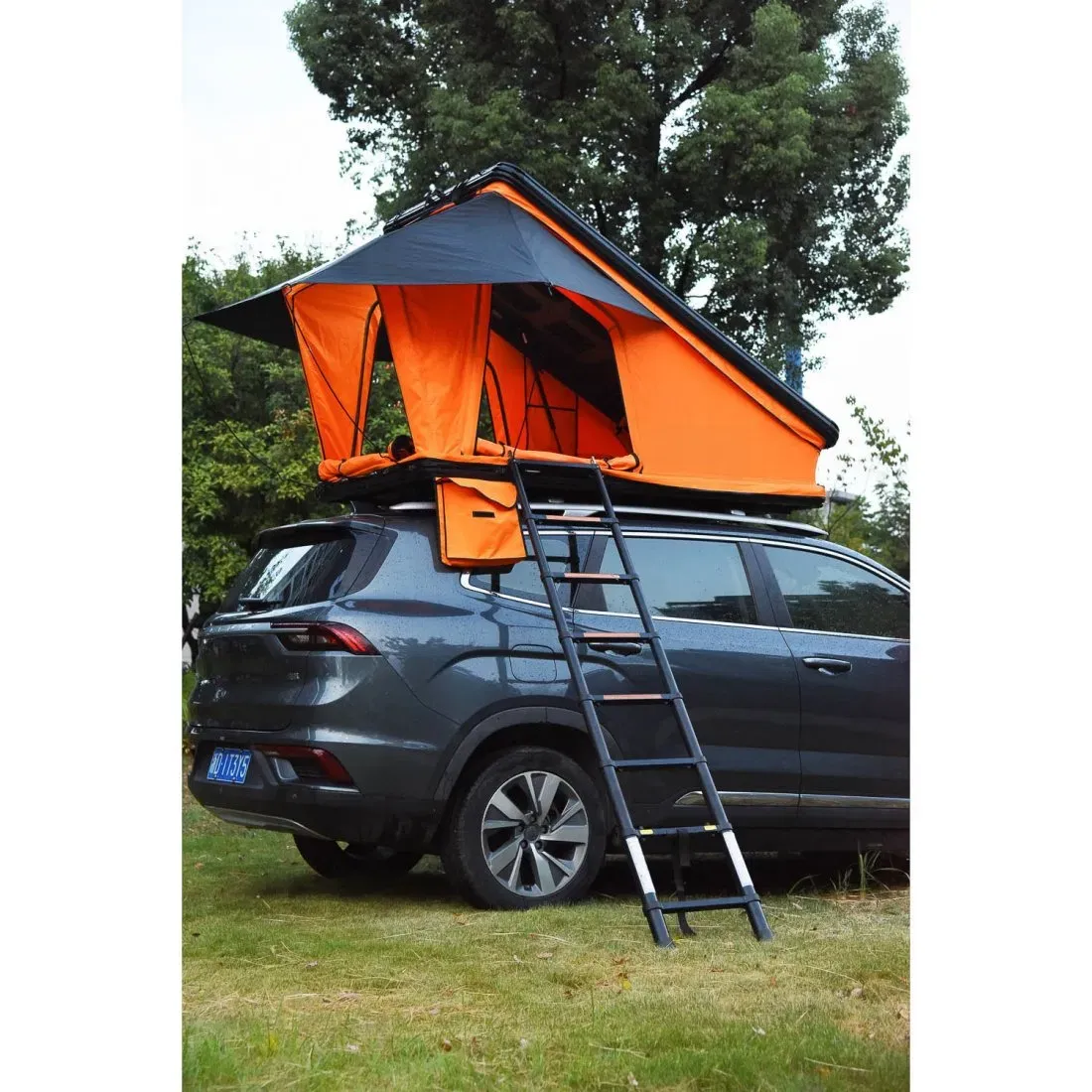 Tente de toit Cerdagne en portefeuille relevable, coque aluminium, vue 3 sur 10