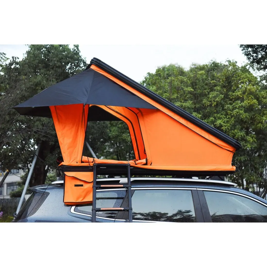 Tente de toit Cerdagne en portefeuille relevable, coque aluminium, vue 5 sur 10