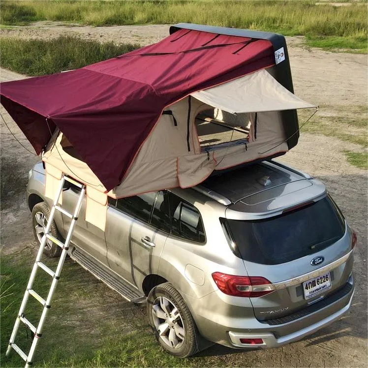 Tente de toit Dévoluy dépliante, coque ABS, vue 6 sur 9