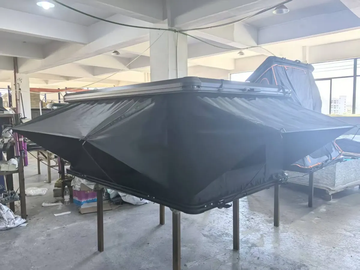Tente de toit Giffre à ouverture verticale, coque aluminium, vue 8 sur 10