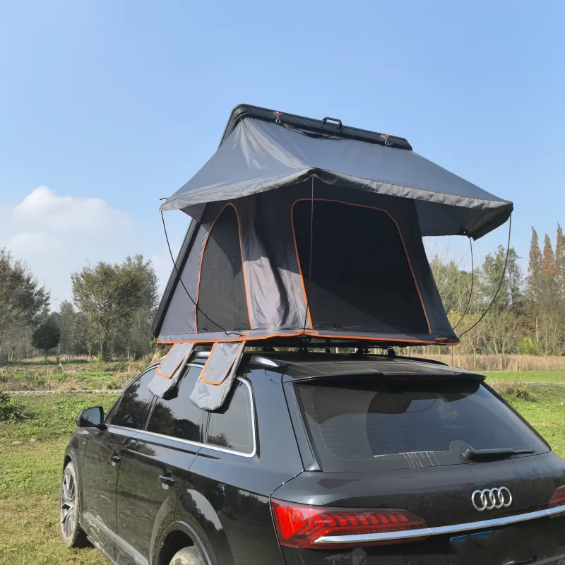 Tente de toit Restonica en portefeuille, coque aluminium, vue 3 sur 6