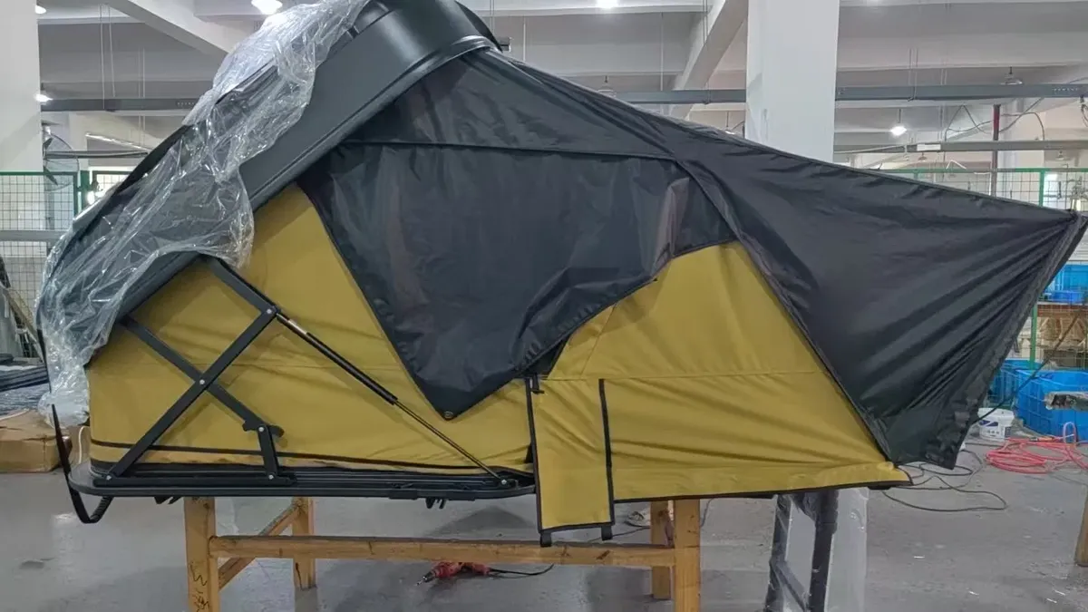 Tente de toit Ubaye dépliante, coque ABS, vue 2 sur 10