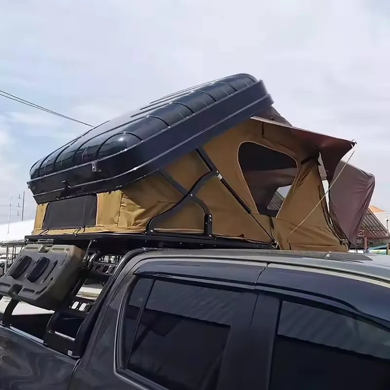 Tente de toit Ubaye dépliante, coque ABS, vue 3 sur 10