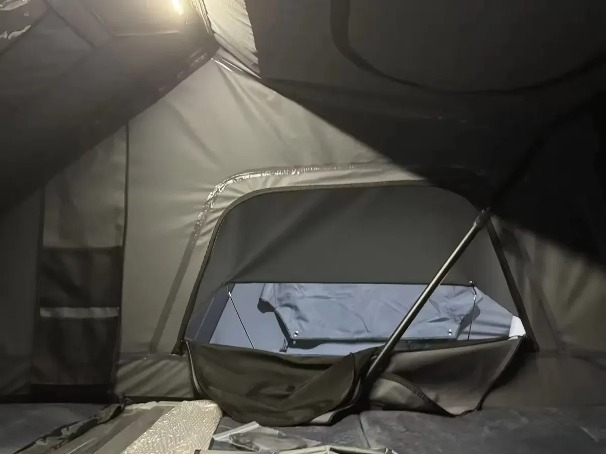 Tente de toit Vanoise dépliante, coque aluminium, vue 9 sur 10